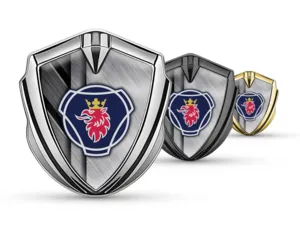Scania Metal Domed Emblem Max Design Sturdy Metal